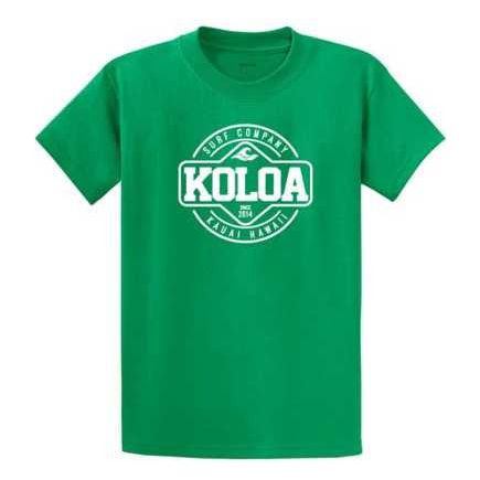 Koloa Surf Co. Kauai Hawaii Logo Cotton T-Shirts in Regular Big & Tall Koloa Surf Company Mens Apparel