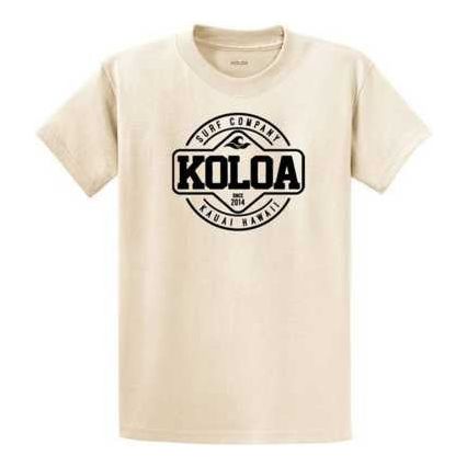 Koloa Surf Co. Kauai Hawaii Logo Cotton T-Shirts in Regular Big & Tall Koloa Surf Company Mens Apparel