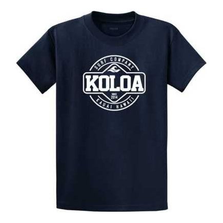 Koloa Surf Co. Kauai Hawaii Logo Cotton T-Shirts in Regular Big & Tall Koloa Surf Company Mens Apparel