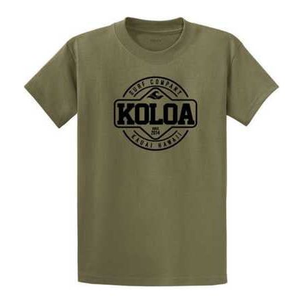 Koloa Surf Co. Kauai Hawaii Logo Cotton T-Shirts in Regular Big & Tall Koloa Surf Company Mens Apparel