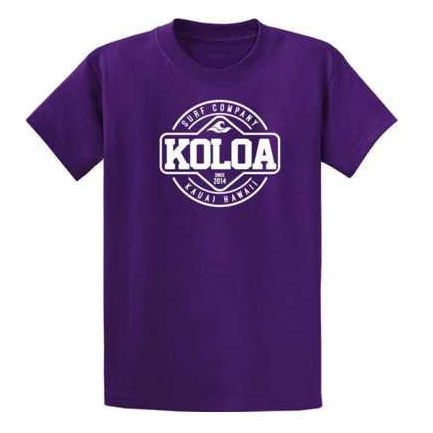 Koloa Surf Co. Kauai Hawaii Logo Cotton T-Shirts in Regular Big & Tall Koloa Surf Company Mens Apparel