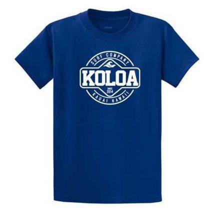 Koloa Surf Co. Kauai Hawaii Logo Cotton T-Shirts in Regular Big & Tall Koloa Surf Company Mens Apparel