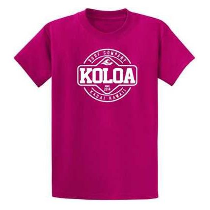 Koloa Surf Co. Kauai Hawaii Logo Cotton T-Shirts in Regular Big & Tall Koloa Surf Company Mens Apparel