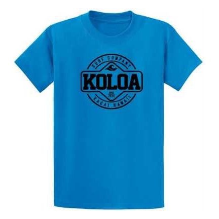 Koloa Surf Co. Kauai Hawaii Logo Cotton T-Shirts in Regular Big & Tall Koloa Surf Company Mens Apparel