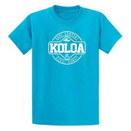 Koloa Surf Co. Kauai Hawaii Logo Cotton T-Shirts in Regular Big & Tall Koloa Surf Company Mens Apparel