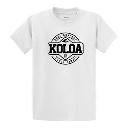 Koloa Surf Co. Kauai Hawaii Logo Cotton T-Shirts in Regular Big & Tall Koloa Surf Company Mens Apparel