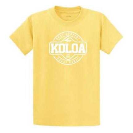 Koloa Surf Co. Kauai Hawaii Logo Cotton T-Shirts in Regular Big & Tall Koloa Surf Company Mens Apparel