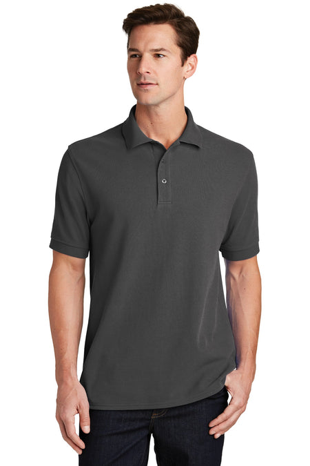 Port & Company ® Combed Ring Spun Pique Polo. KP1500 - Port & Company KP1500 Polos/Knits Port & Company Charcoal XS