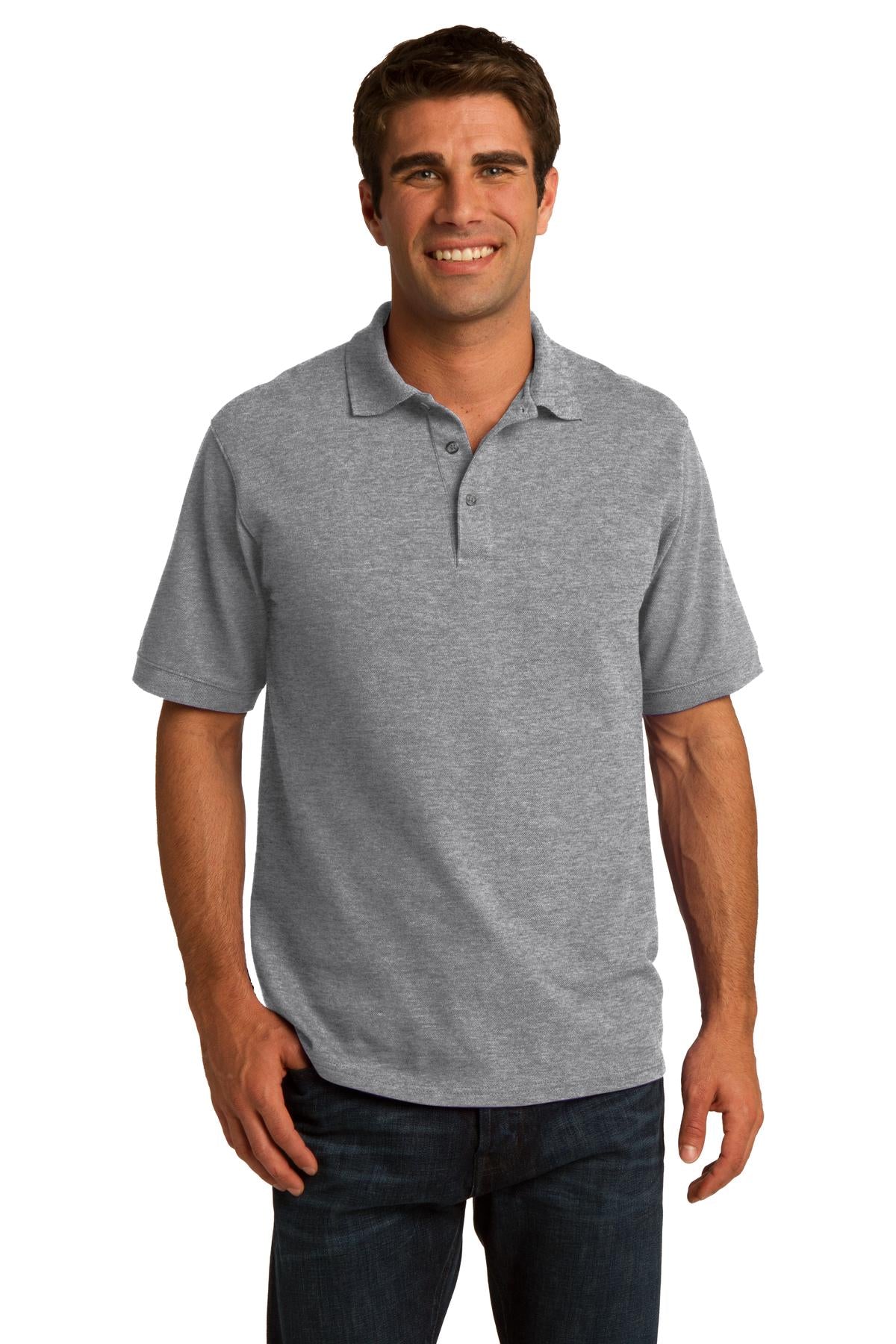 Port & Company ® Core Blend Pique Polo. KP155 - Port & Company KP155 Polos/Knits Port & Company Athletic Heather S