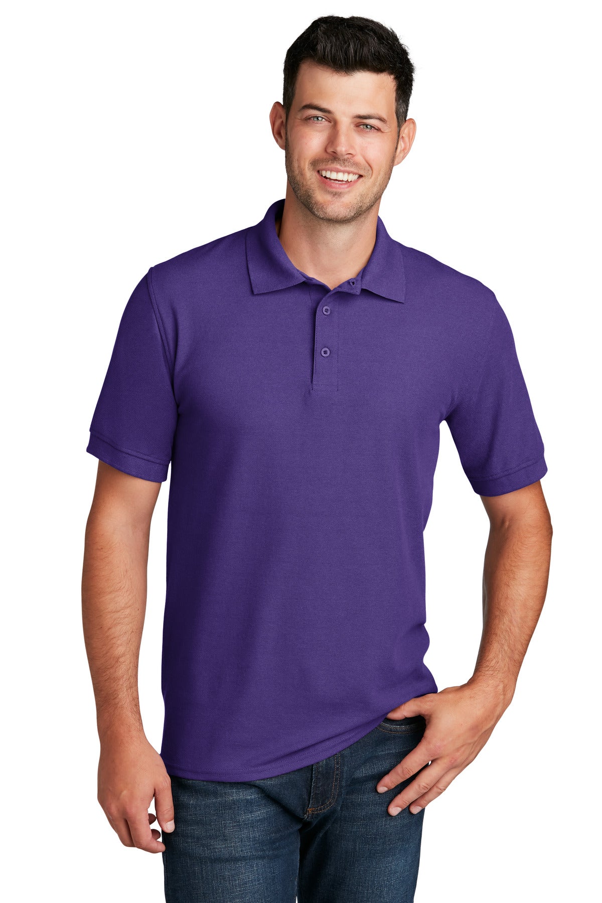 Port & Company ® Core Blend Pique Polo. KP155 - Port & Company KP155 Polos/Knits Port & Company Purple S