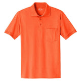 Mens 5.5-Ounce Jersey Knit Pocket Polo. Adult Sizes: S-6XL Polos/Knits Joe's USA Small Safety Orange