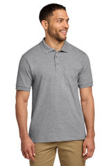 Port & Company KP55P Core Blend Jersey Knit Pocket Polo | Port & Co KP55P