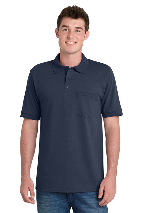 Port & Co ™  Core Blend Jersey Knit Pocket Polo. KP55P - Port & Company KP55P