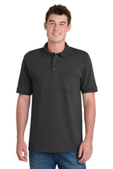 Port & Co ™  Core Blend Jersey Knit Pocket Polo. KP55P - Port & Company KP55P