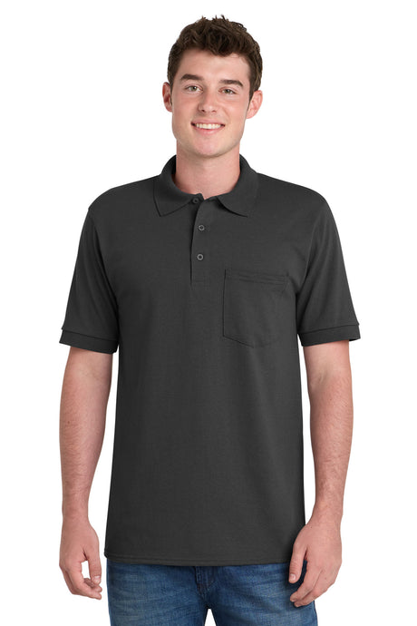Port & Co ™  Core Blend Jersey Knit Pocket Polo. KP55P - Port & Co KP55P
