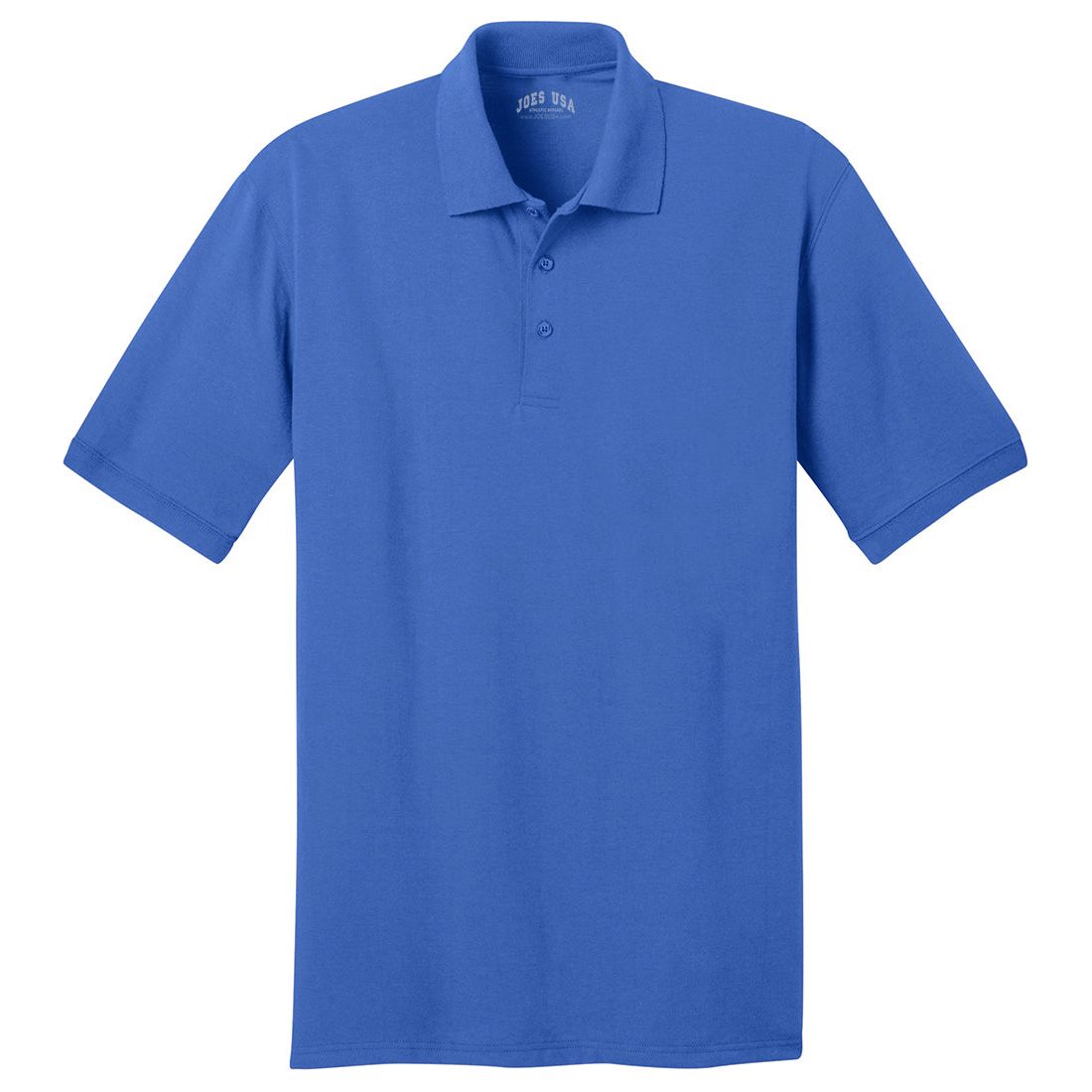 Mens 5.5-Ounce Jersey Knit Pocket Polo. Adult Sizes: S-6XL Polos/Knits Joe's USA Small Royal