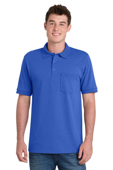 Port & Co ™  Core Blend Jersey Knit Pocket Polo. KP55P - Port & Company KP55P