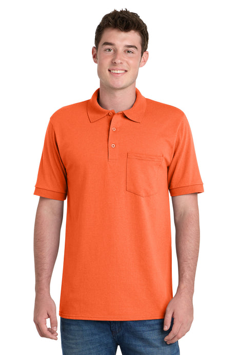 Port & Co ™  Core Blend Jersey Knit Pocket Polo. KP55P - Port & Co KP55P