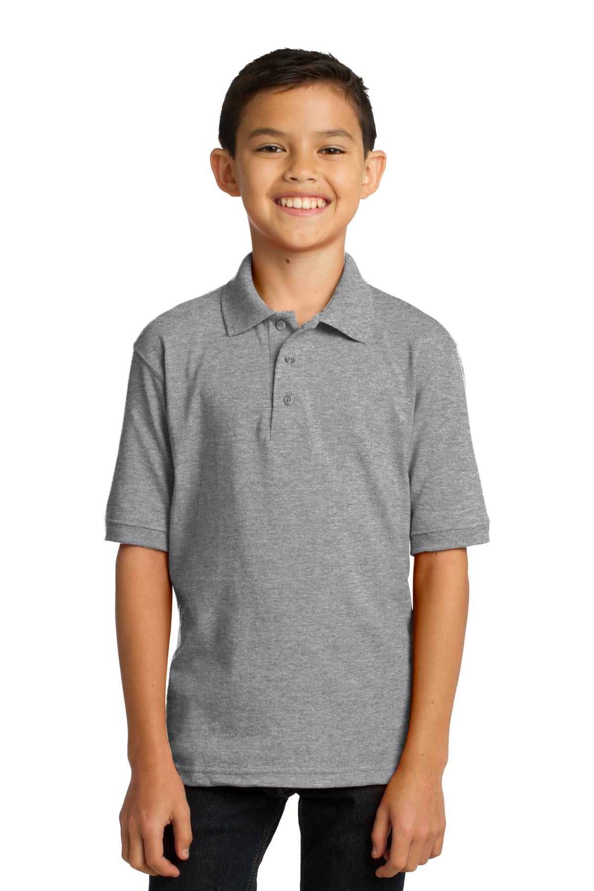 Port & Company ® Youth Core Blend Jersey Knit Polo. KP55Y - Port & Company KP55Y Polos/Knits Port & Company