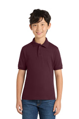 Port & Company KP55Y Youth Core Blend Jersey Knit Polo | Port & Co KP55Y