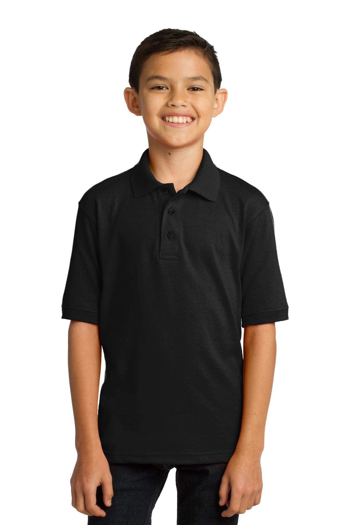 Port & Co ™  Youth Core Blend Jersey Knit Polo. KP55Y - Port & Company KP55Y