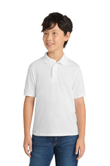 Port & Company KP55Y Youth Core Blend Jersey Knit Polo | Port & Co KP55Y