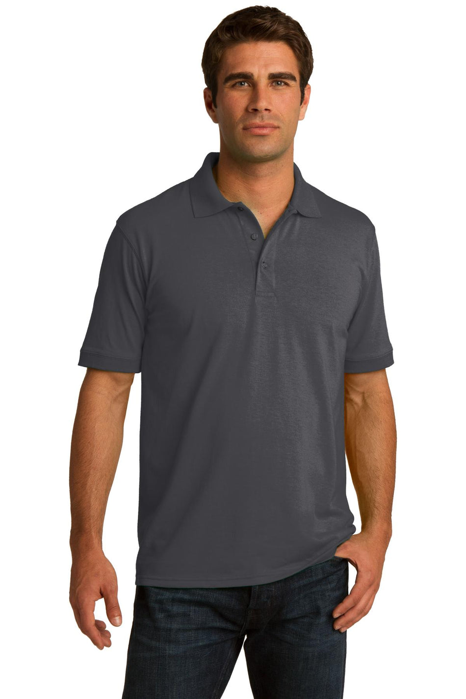 Port & Company ®  Core Blend Jersey Knit Polo. KP55 - Charcoal - Port & Company KP55