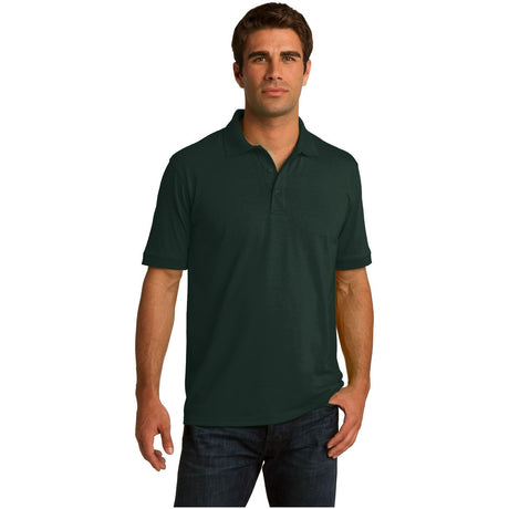 Port & Company ® Tall Core Blend Jersey Knit Polo. KP55T - Port & Company KP55T Polos/Knits Port & Company Dark Green Large Tall