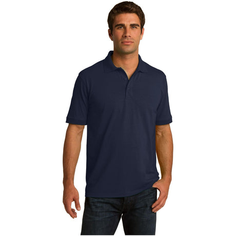 Port & Company ® Tall Core Blend Jersey Knit Polo. KP55T - Port & Company KP55T Polos/Knits Port & Company Deep Navy Large Tall
