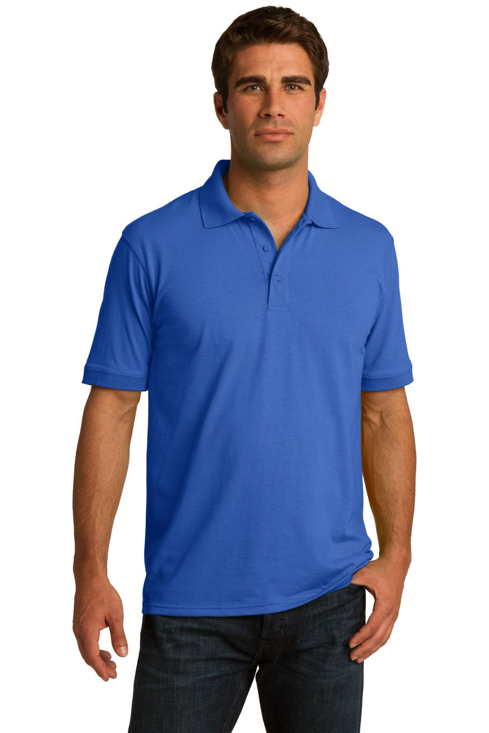 Port & Company ® Core Blend Jersey Knit Polo. KP55 - Royal - Port & Company KP55 Polos/Knits Port & Company Royal XS