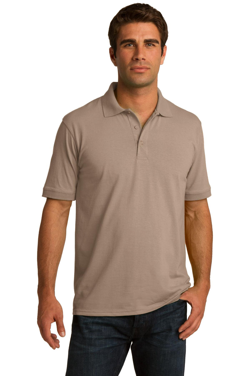 Port & Company ®  Core Blend Jersey Knit Polo. KP55 - Sand - Port & Company KP55