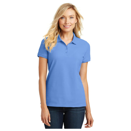 Port Authority ® Women's Core Classic Pique Polo. L100 - Bright Kelly Green - Port Authority L100 Polos/Knits Port Authority