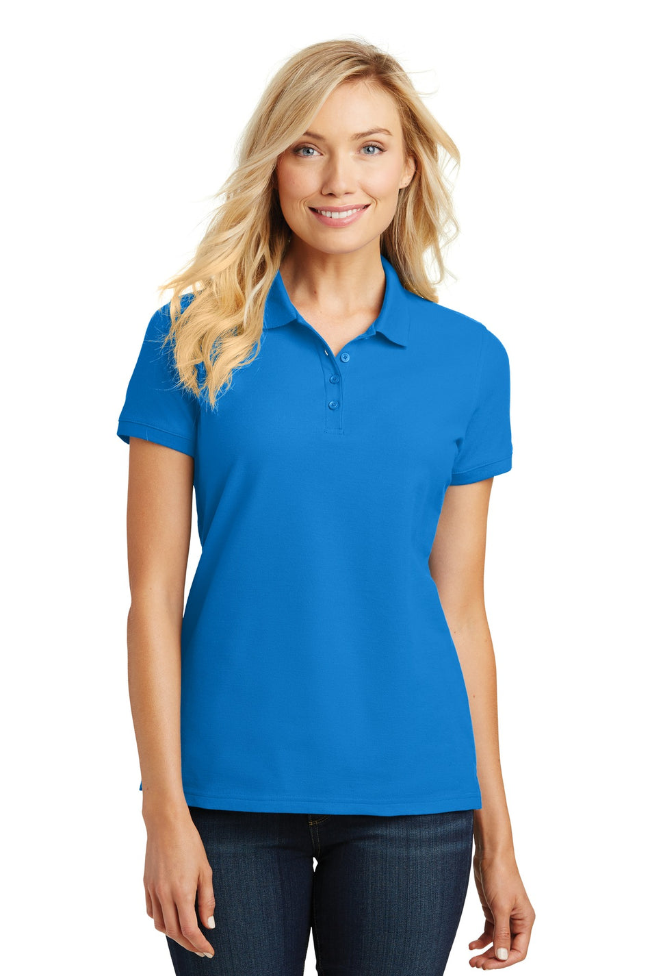 Port Authority ®  Women's Core Classic Pique Polo. L100 - Coastal Blue - Port Authority L100