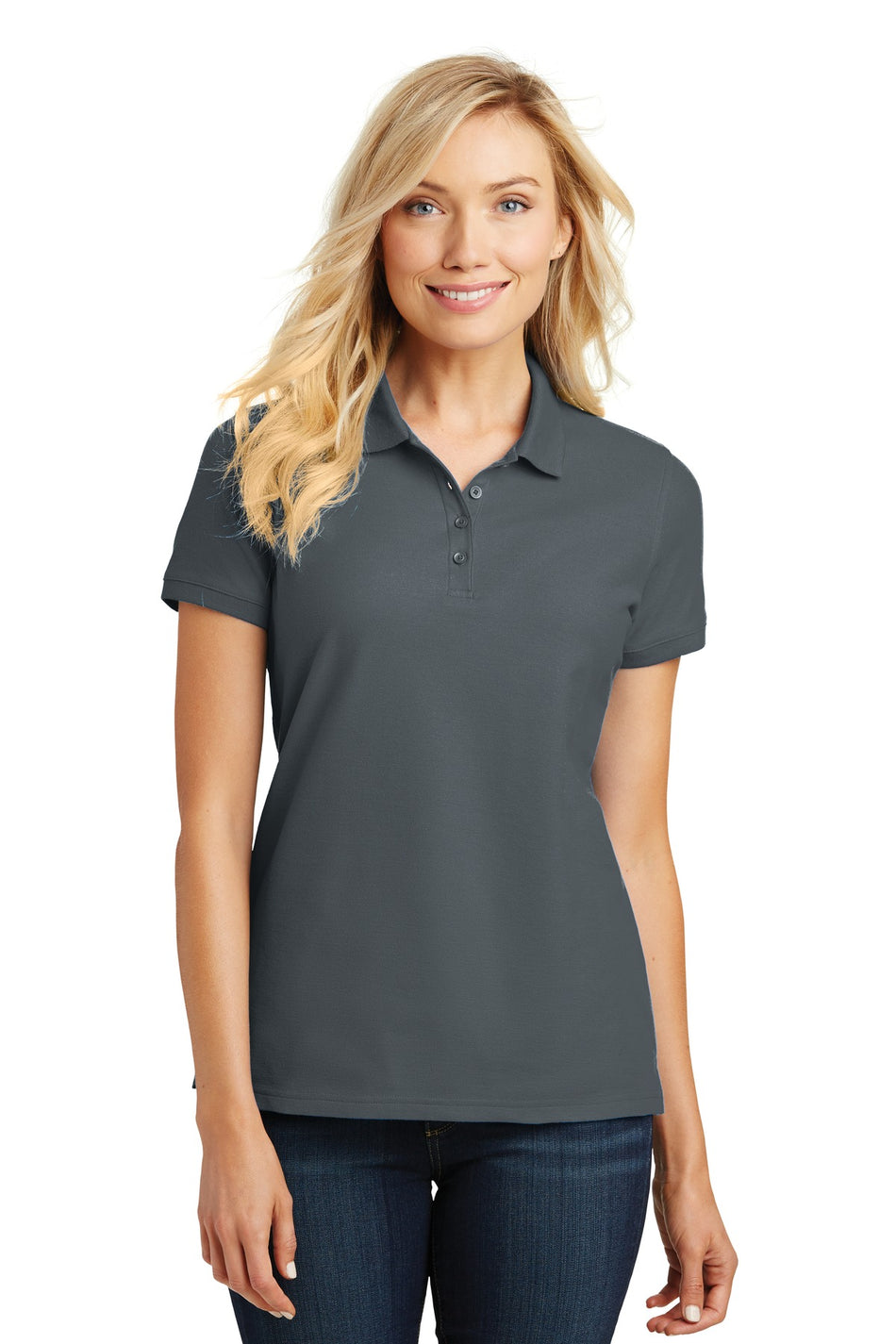 Port Authority ®  Women's Core Classic Pique Polo. L100 - Graphite - Port Authority L100