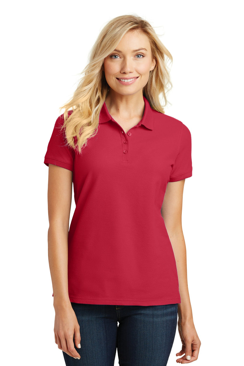 Port Authority ®  Women's Core Classic Pique Polo. L100 - Rich Red - Port Authority L100