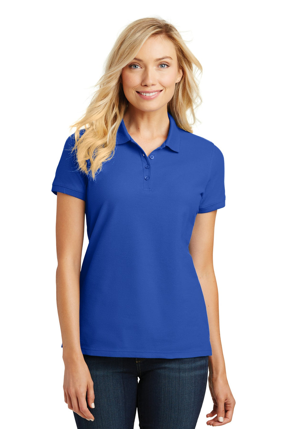 Port Authority ®  Women's Core Classic Pique Polo. L100 - True Royal - Port Authority L100