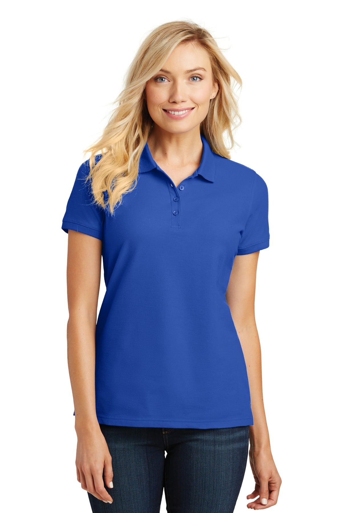 Port Authority L100 Women's Core Classic Pique Polo Wholesale Blank