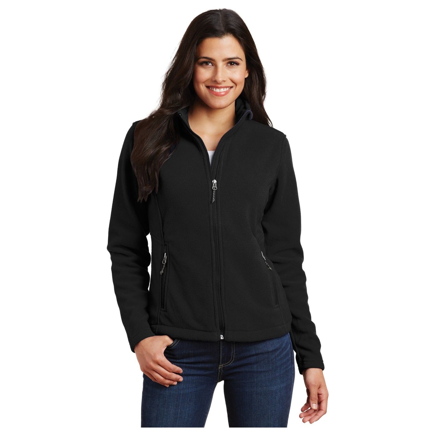 Port Authority ® Women's Value Fleece Jacket. L217 - Port Authority L217 Outerwear Port Authority Black XS