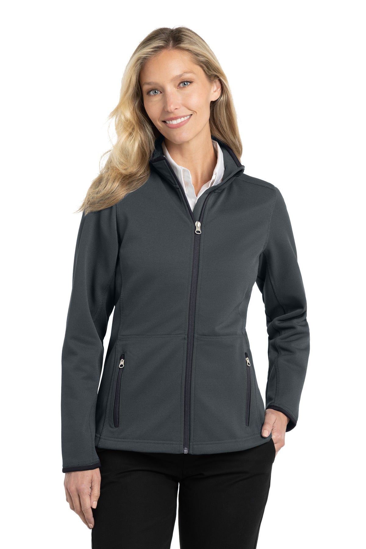 Port Authority ®  Women's Pique Fleece Jacket. L222 - Port Authority L222
