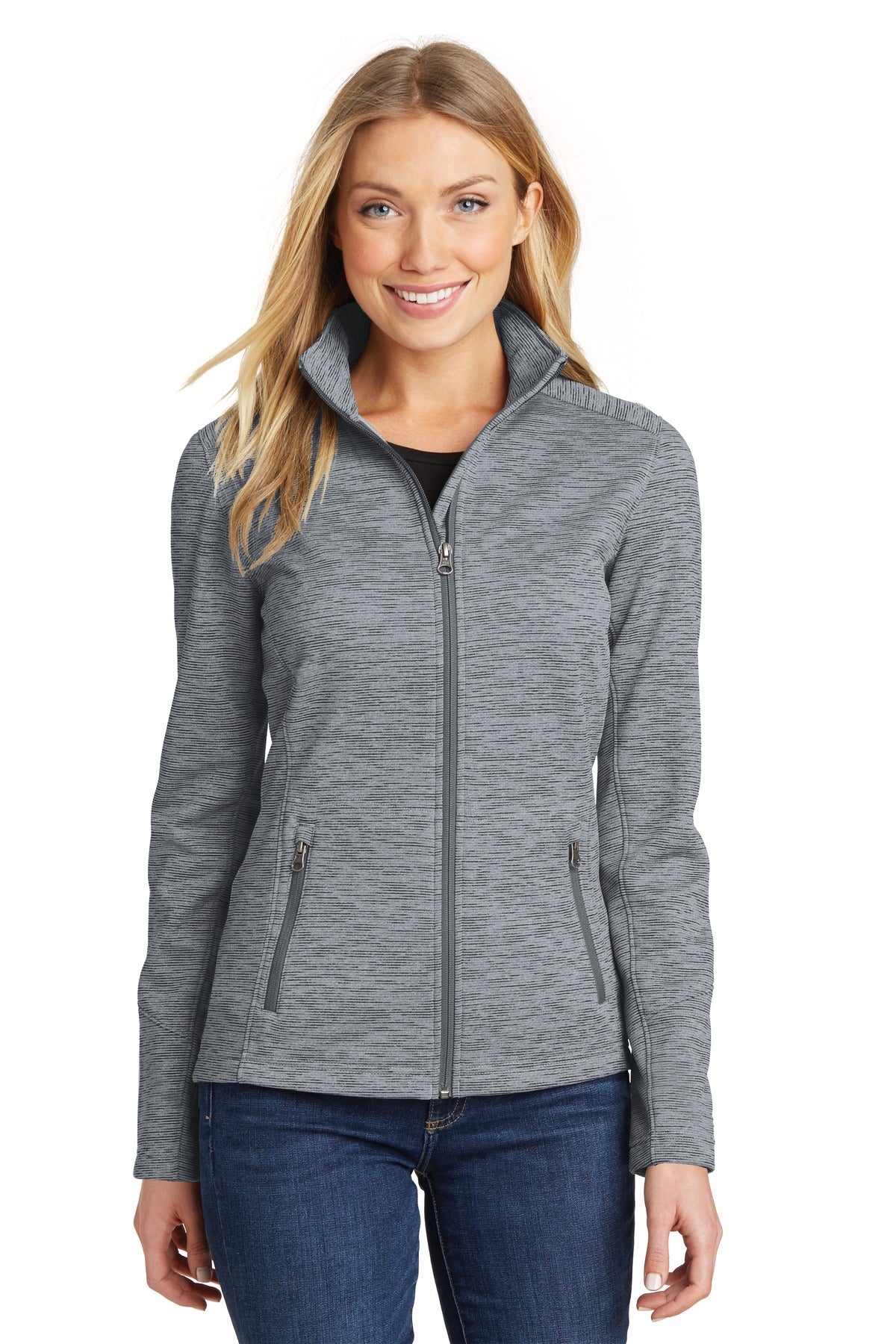 Port Authority ®  Women's Digi Stripe Fleece Jacket. L231 - Port Authority L231