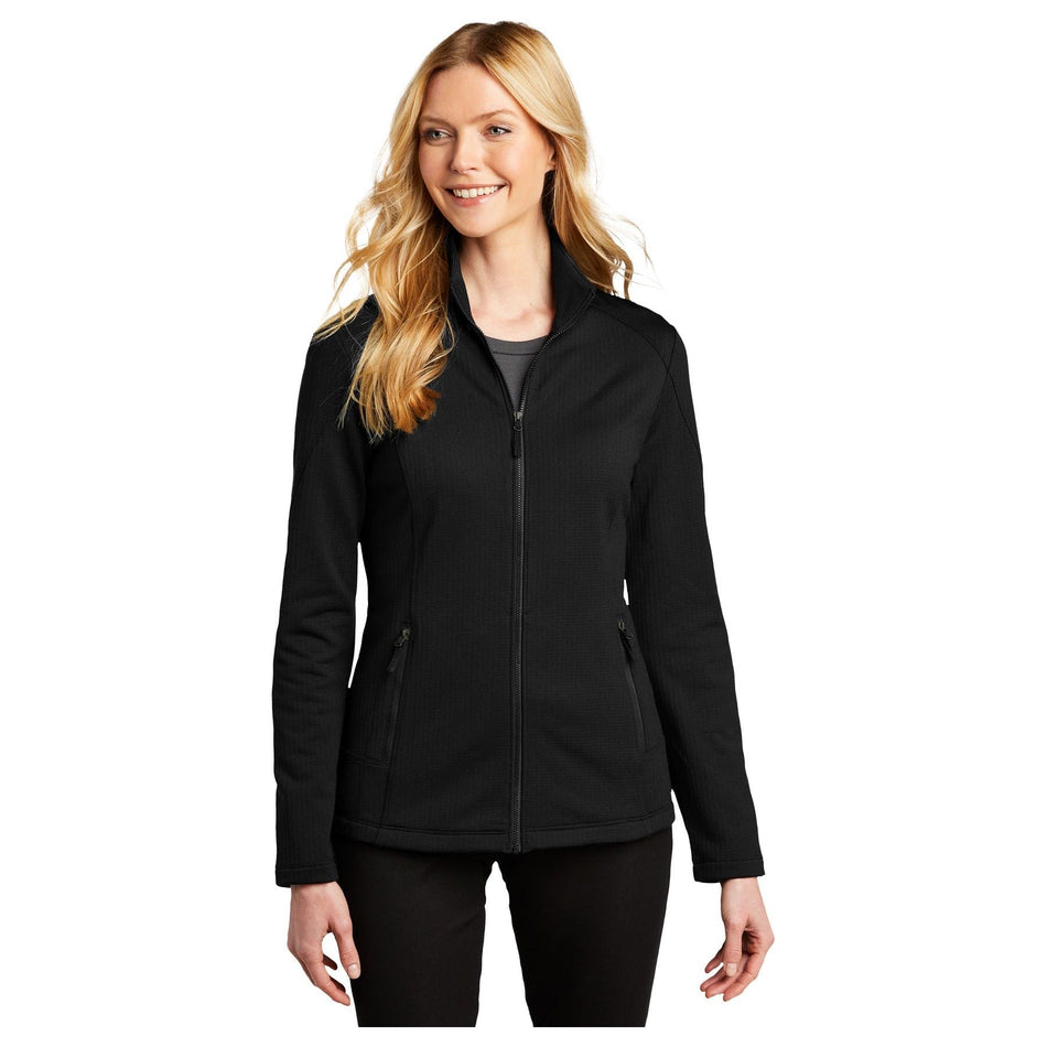 Port Authority  ®  Women's Grid Fleece Jacket. L239 - Port Authority L239