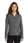 Port Authority  ®  Women's Grid Fleece Jacket. L239 - Port Authority L239