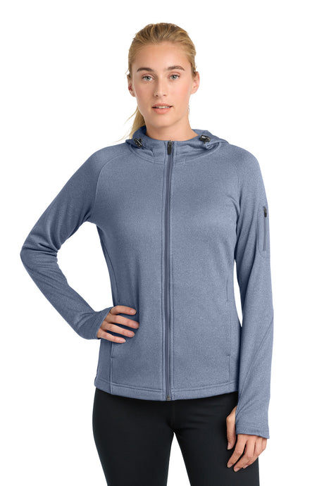 Sport-Tek ®  Women's Tech Fleece Full-Zip Hooded Jacket. L248 - Sport-Tek L248