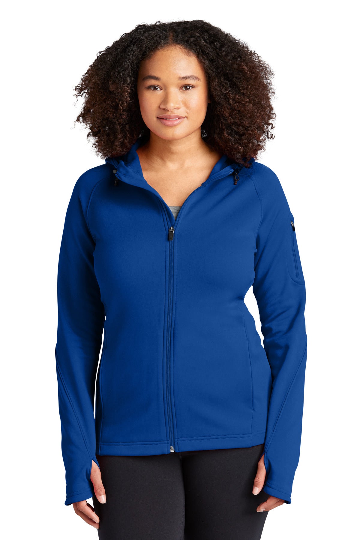 Sport-Tek ® Women's Tech Fleece Full-Zip Hooded Jacket. L248 - Sport-Tek L248 Activewear Sport-Tek True Royal XS