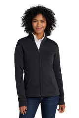 Port Authority L293 Women's Slub Fleece Full-Zip Jacket