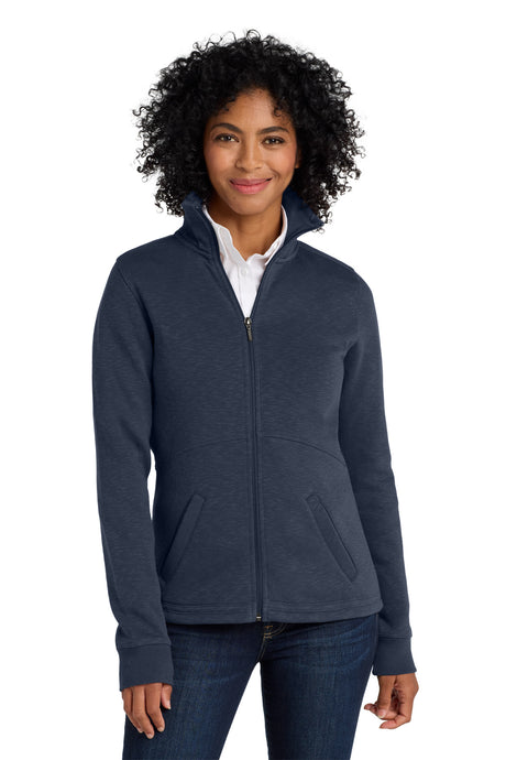 Port Authority L293 Women's Slub Fleece Full-Zip Jacket