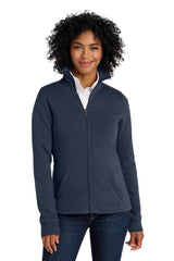 Port Authority L293 Women's Slub Fleece Full-Zip Jacket