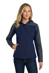 Port Authority ®  Women's Hooded Core Soft Shell Jacket. L335 - Port Authority L335