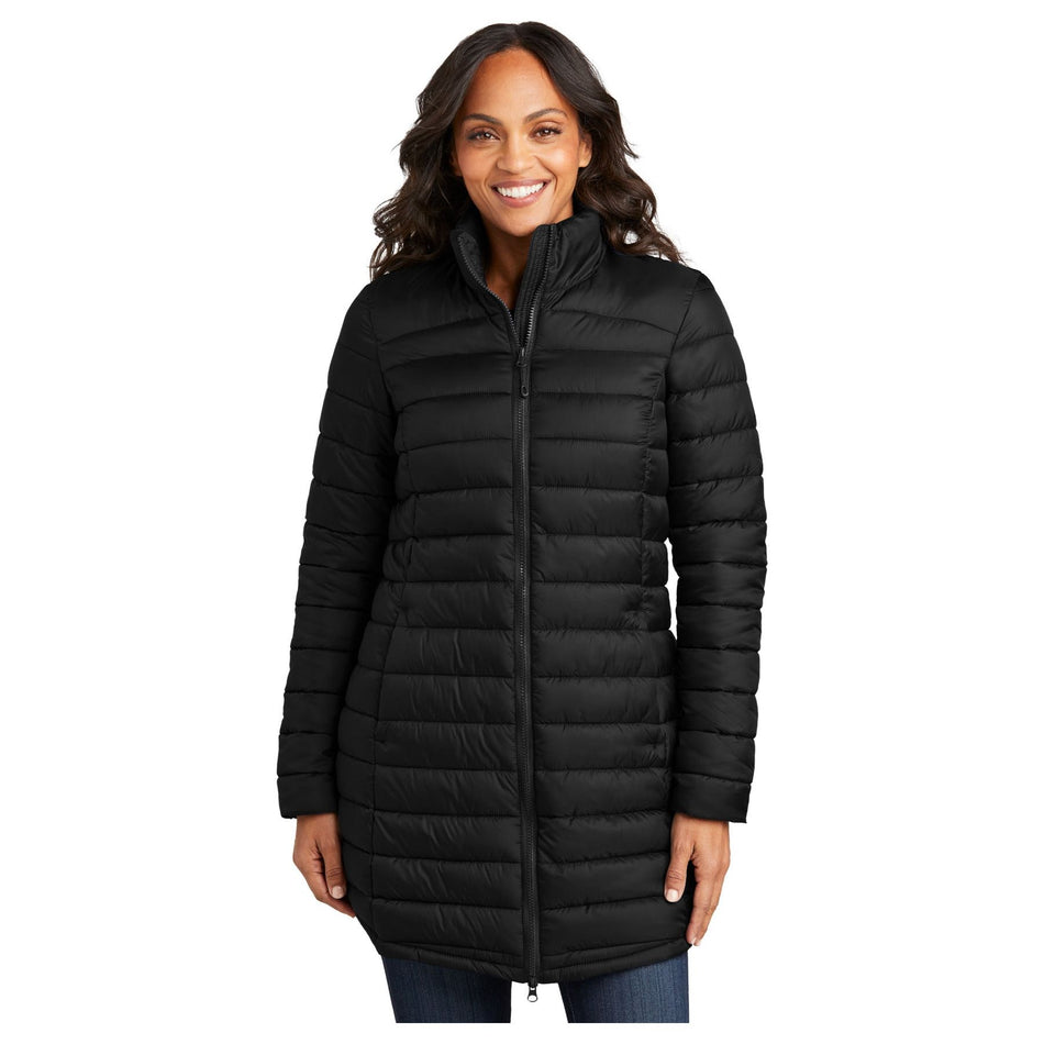 Port Authority ®  Women's Horizon Puffy Long Jacket L365 - Port Authority L365