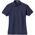 Ladies Pique Knit Polo Joe's USA Navy X-Small